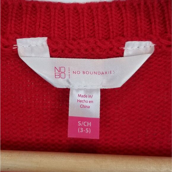 Ugly Christmas Sweater FaLaLaLaLa Nope Grumpy Cat Red Size Small - Picture 6 of 8